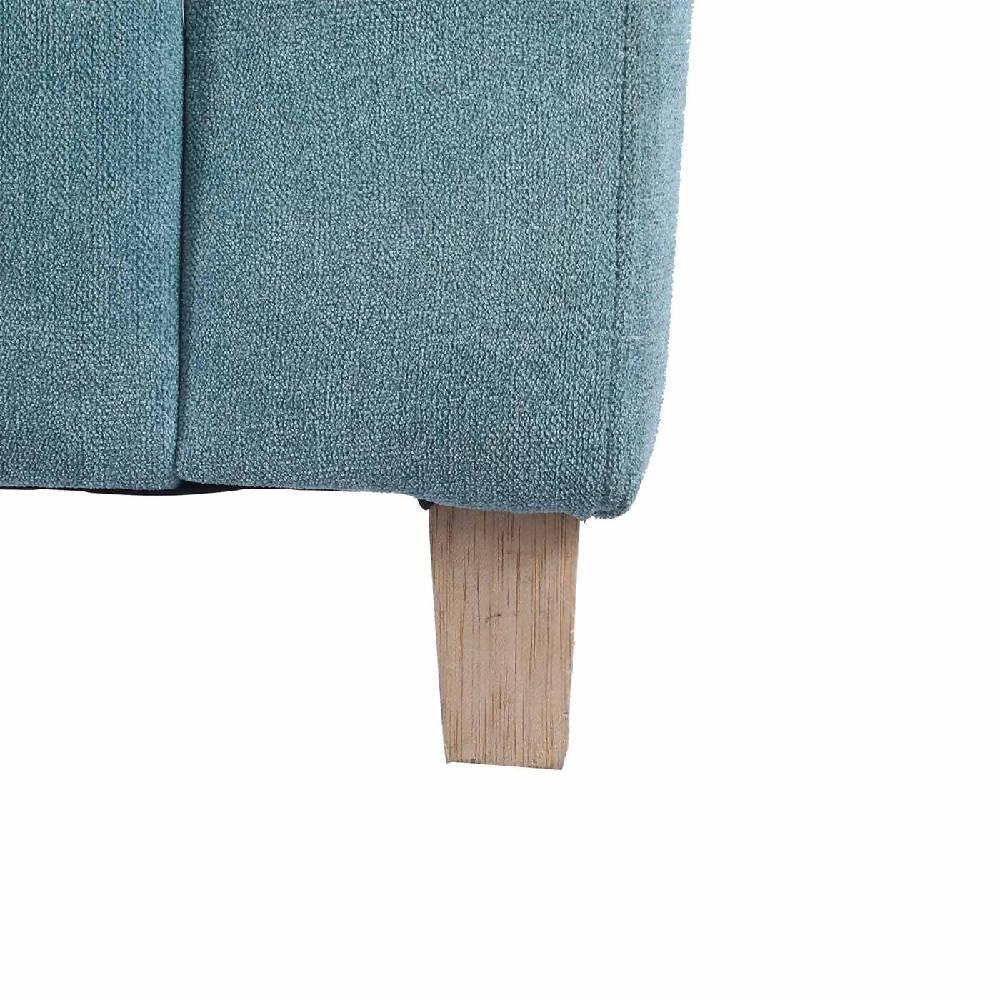 Banqueta Baul Puff Valentina DKO Verde Menta - VIRTUAL MUEBLES
