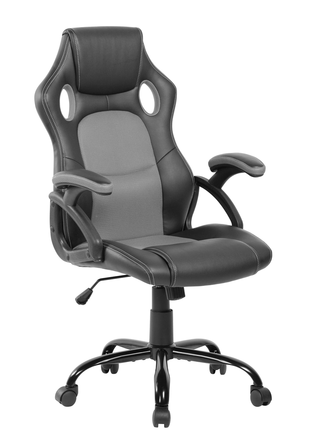 Silla Gamer Yokohama Negro, con Cómodo Espaldar y Rodachines - VIRTUAL MUEBLES