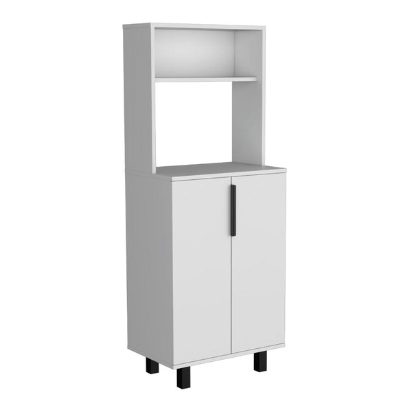 Alacena Oshawa, Blanco, con superficie para ubicar objetos y dos puertas ZF