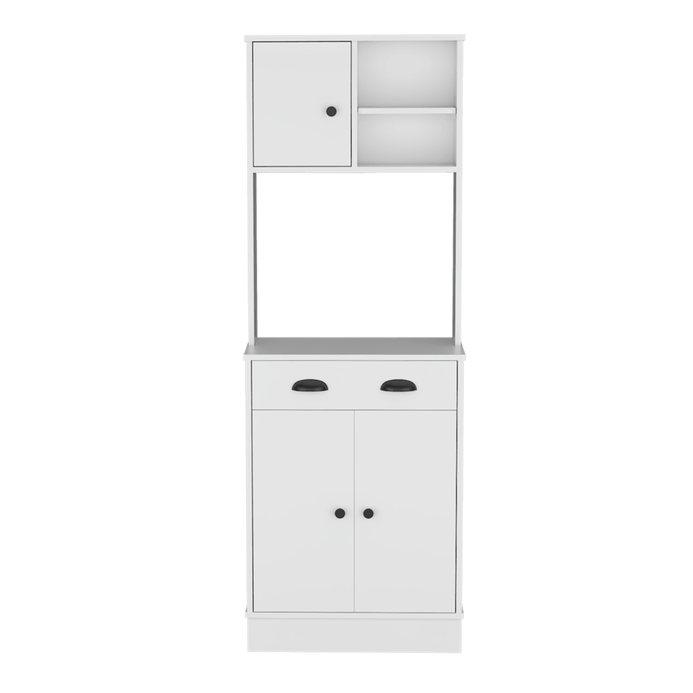 Alacena Almena, Blanco Duqueza, con puertas y gran capacidad de almacenaje ZF - VIRTUAL MUEBLES