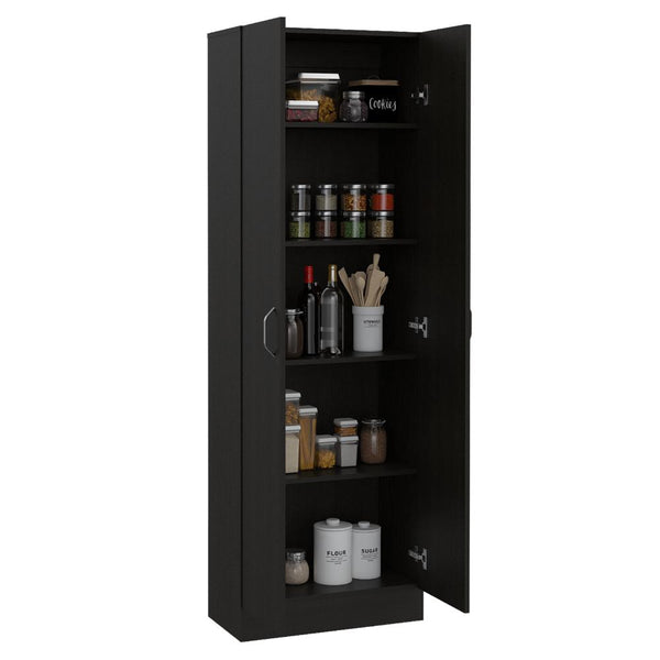 Alacena Multiusos Adelle, Wengue, con Cuatro Entrepaños