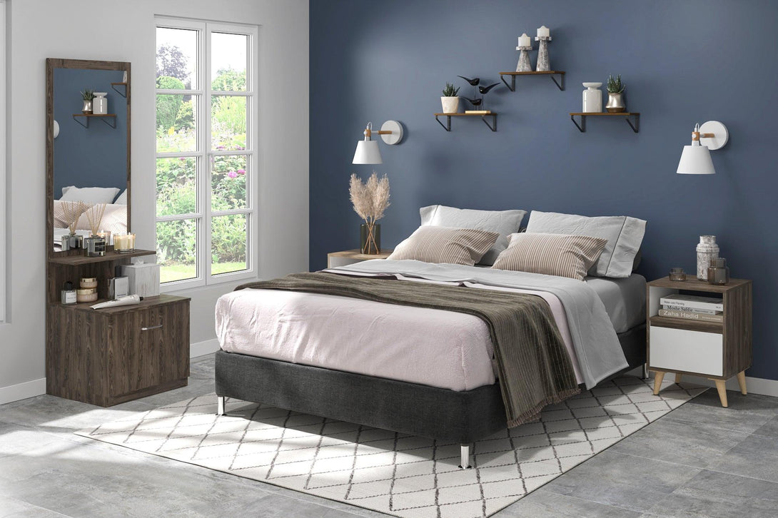 Combo para Habitación Fenix, incluye Cama Doble y Colchón.