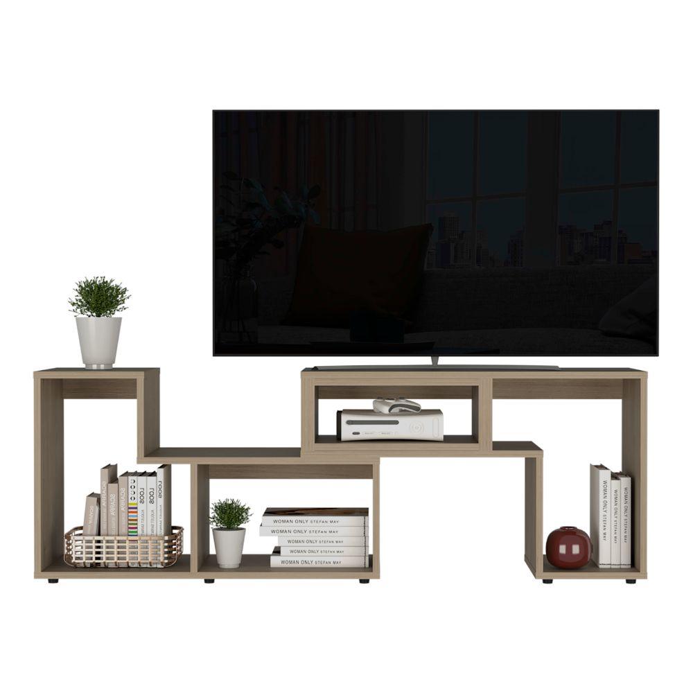 Mesa para TV Ascher color Beige para Sala.