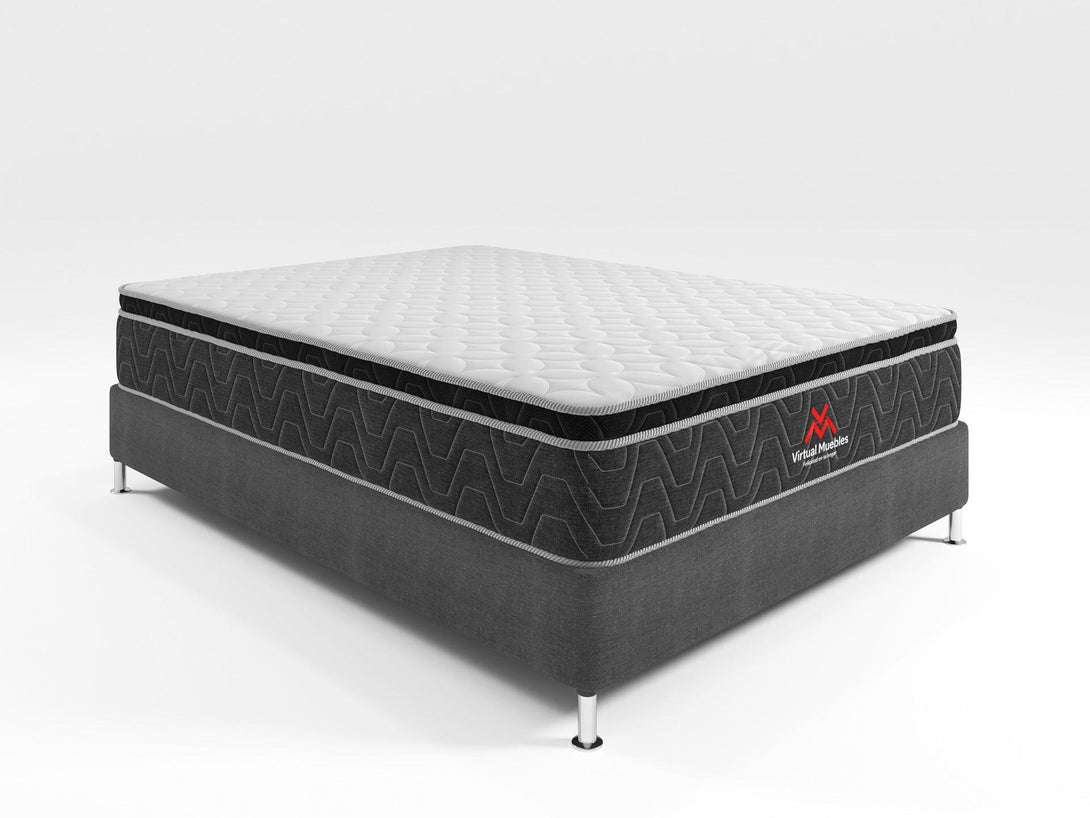 Combo para Habitación Fenix, incluye Cama Doble y Colchón.