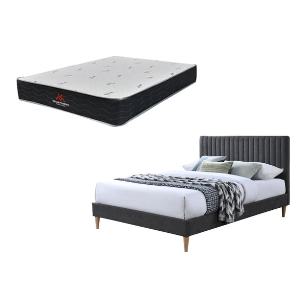 Combo Para Habitación Pine, Incluye Cama Doble y Colchon 140x190