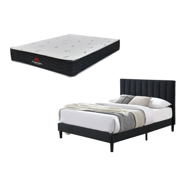 Combo Para Habitación Baldomero, Incluye Cama Doble y Colchon 140x190