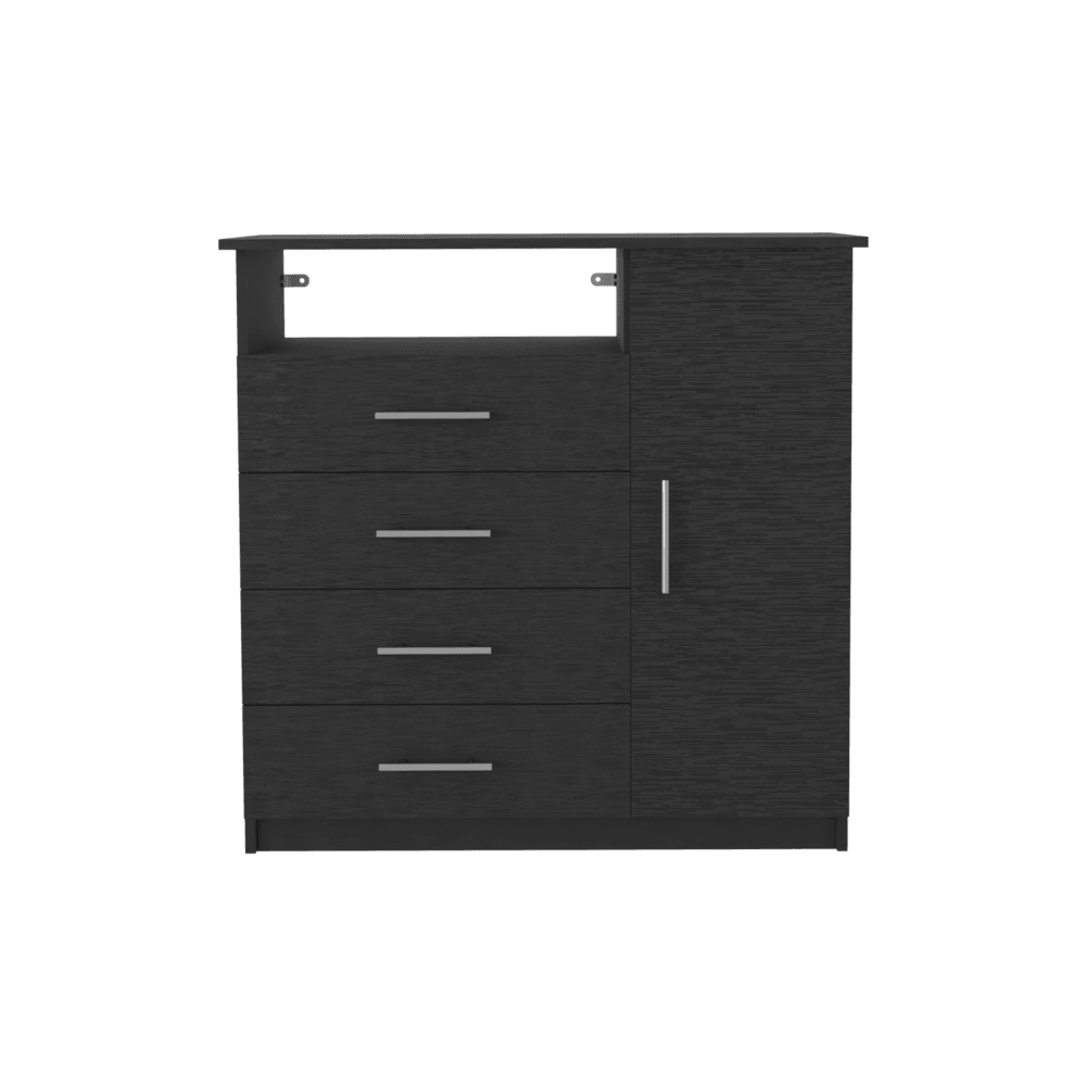 Organizador Barlovento, Wengue, con Cuatro Cajones Deslizables ZF - VIRTUAL MUEBLES