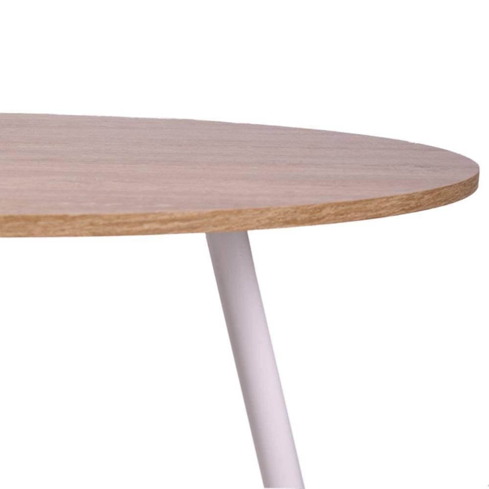 Combo Comedor Redondo DKO Blanco - Vienes - VIRTUAL MUEBLES