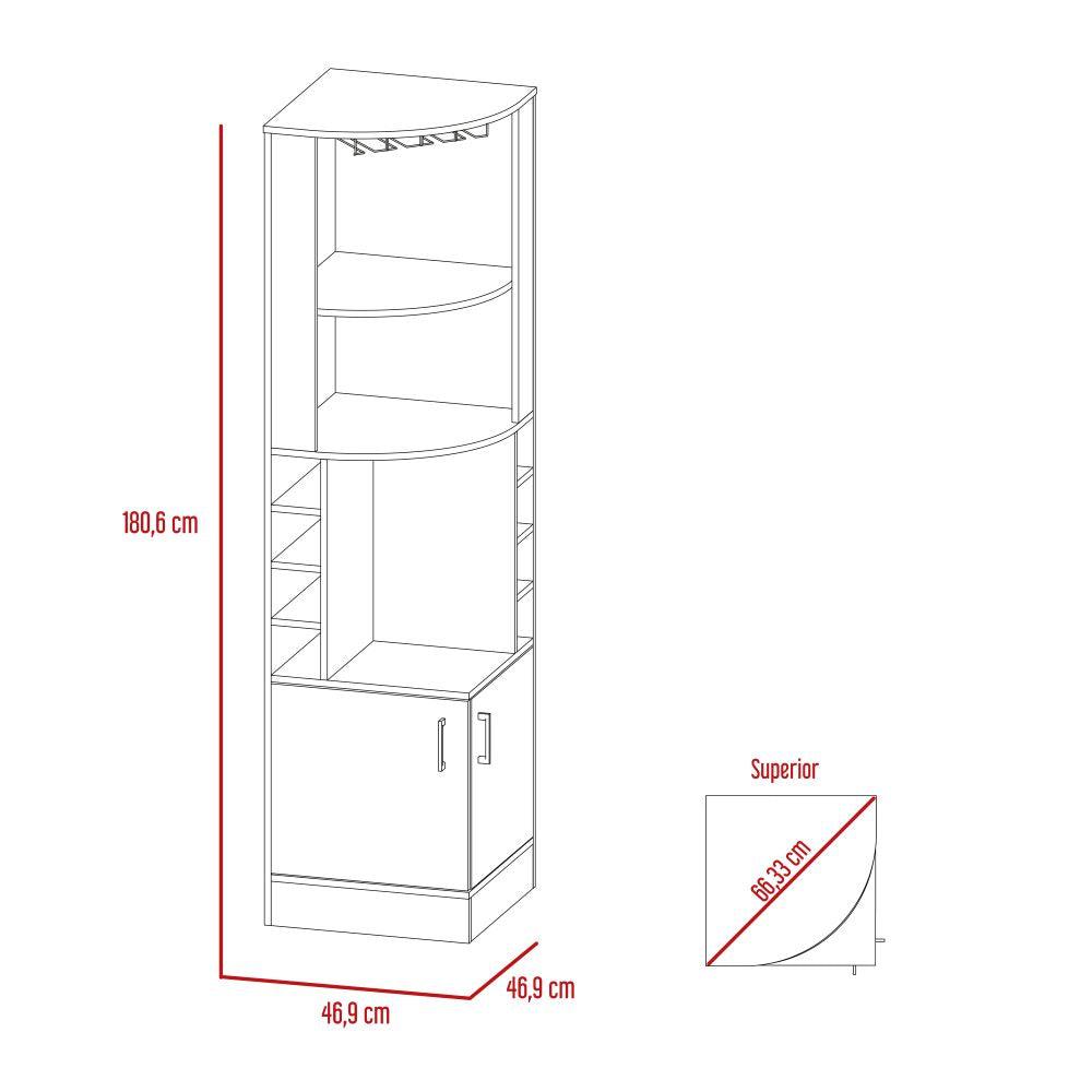 Combo Para Sala Oxa, Incluye Bar Esquinero Y Biblioteca Escalera.