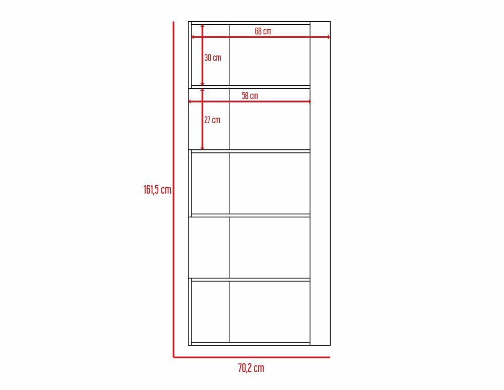 Combo Para Sala Taliz, Incluye Mesa Para Tv Biblioteca Cubo Mesa Auxiliar Y Mesa De Centro.