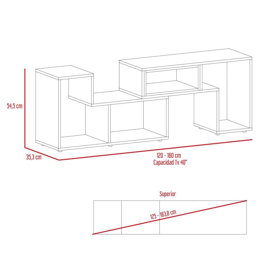 Combo Para Sala Belloto, Incluye Bar Esquinero Mesa Para Tv Y Mesa De Centro.