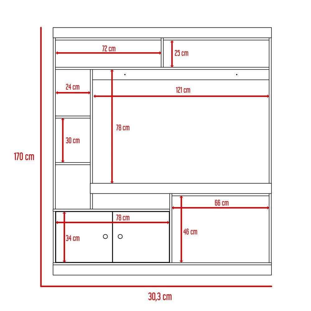 Combo Para Sala Leto, Incluye Mesa Para Tv Vitrina Mesa Auxiliar Y Mesa De Centro.