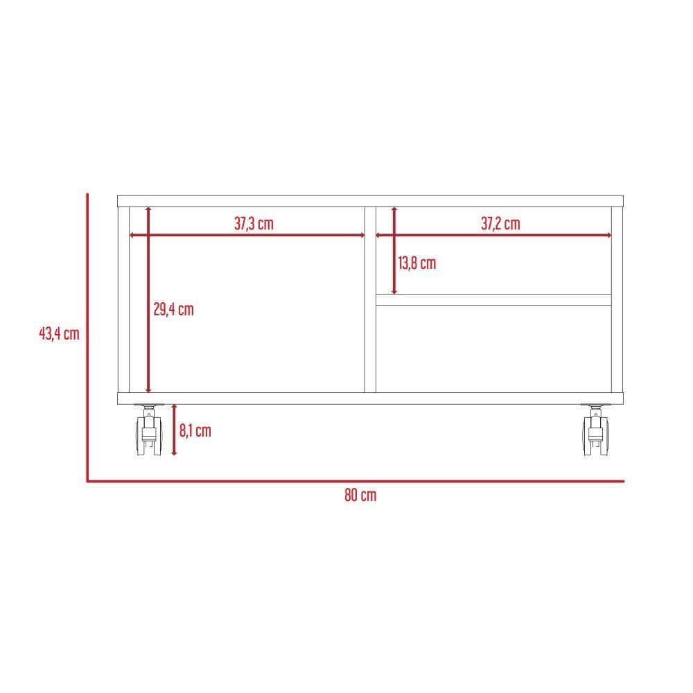 Combo Para Sala Nova, Incluye Biblioteca Y Mesa De Centro.