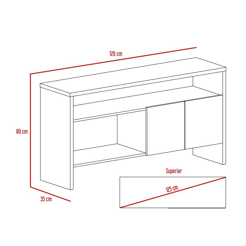 Combo Para Sala Daule, Incluye Mesa Para Tv Y Mesa Auxiliar.