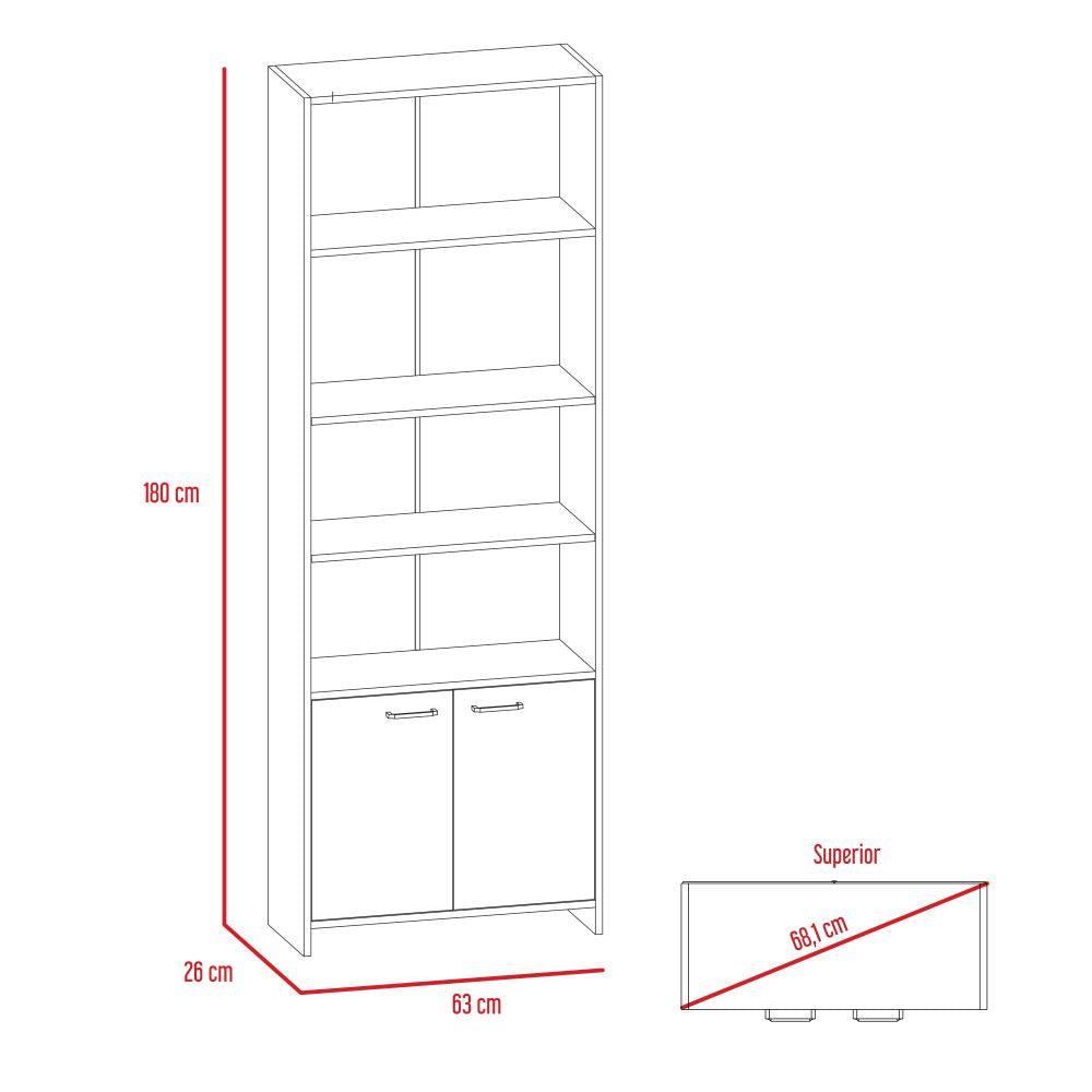 Combo Para Sala Janeiro, Incluye Mesa Para Tv Y Biblioteca.