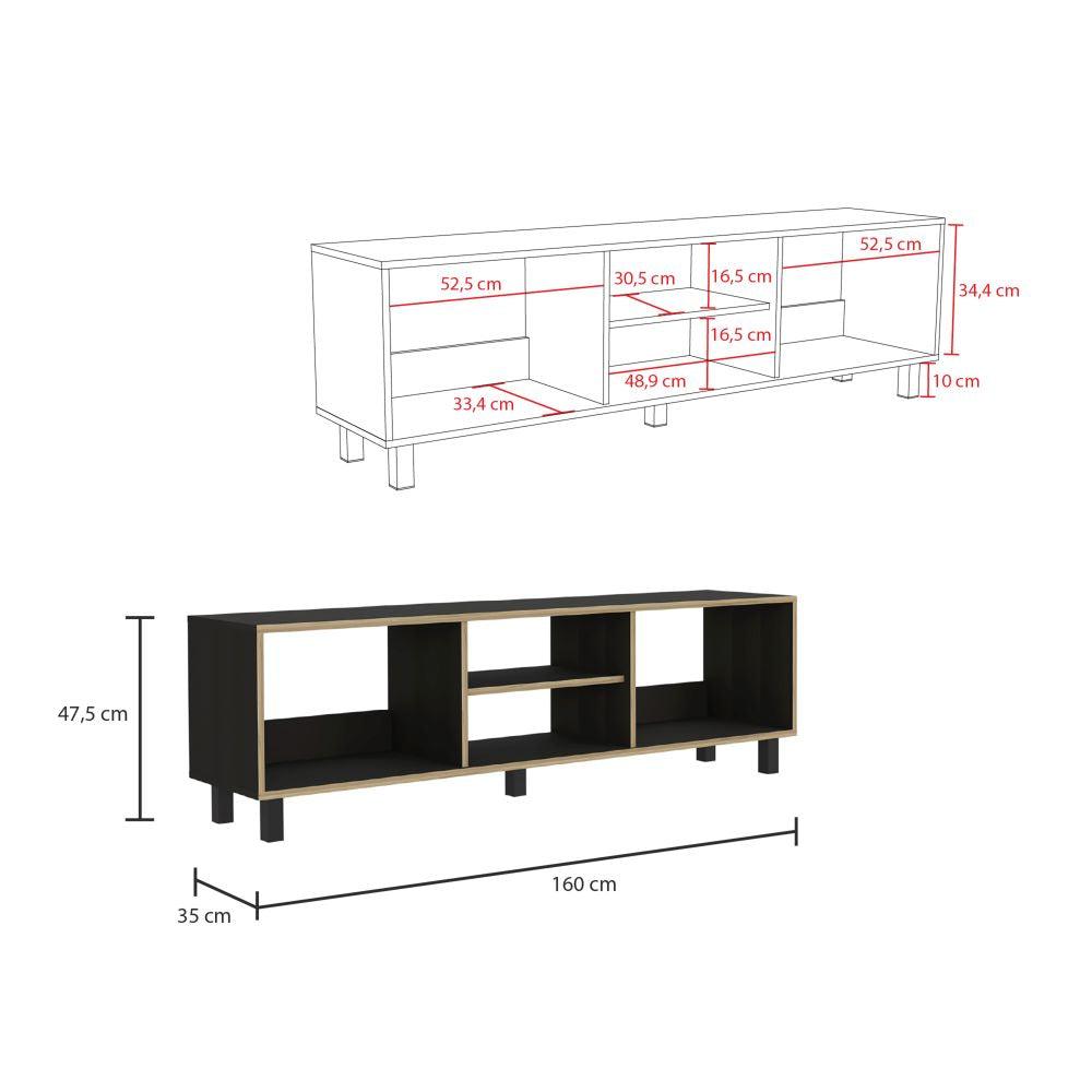 Combo Para Sala Karime, Incluye Mesa Para Tv Y Mesa De Centro.