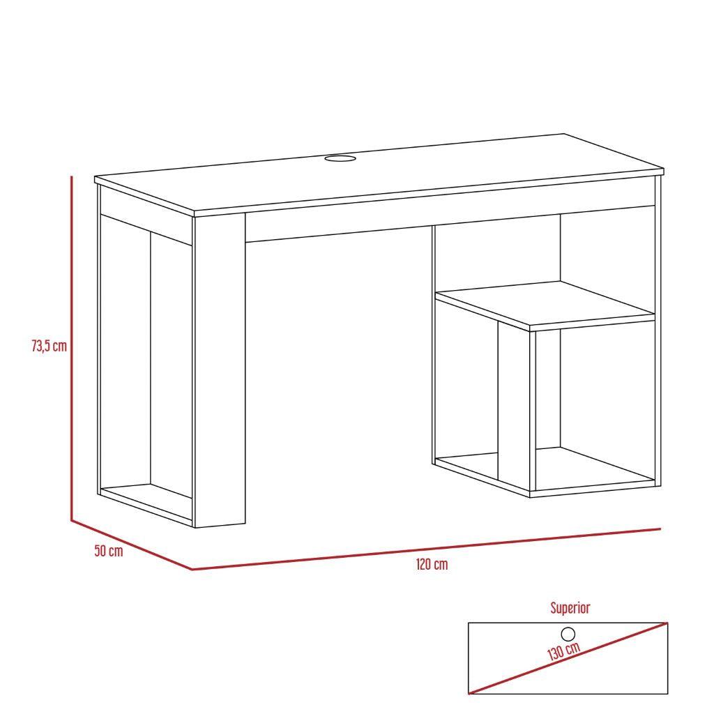 Combo Para Oficina Cipre Incluye Escritorio y Silla de Escritorio.