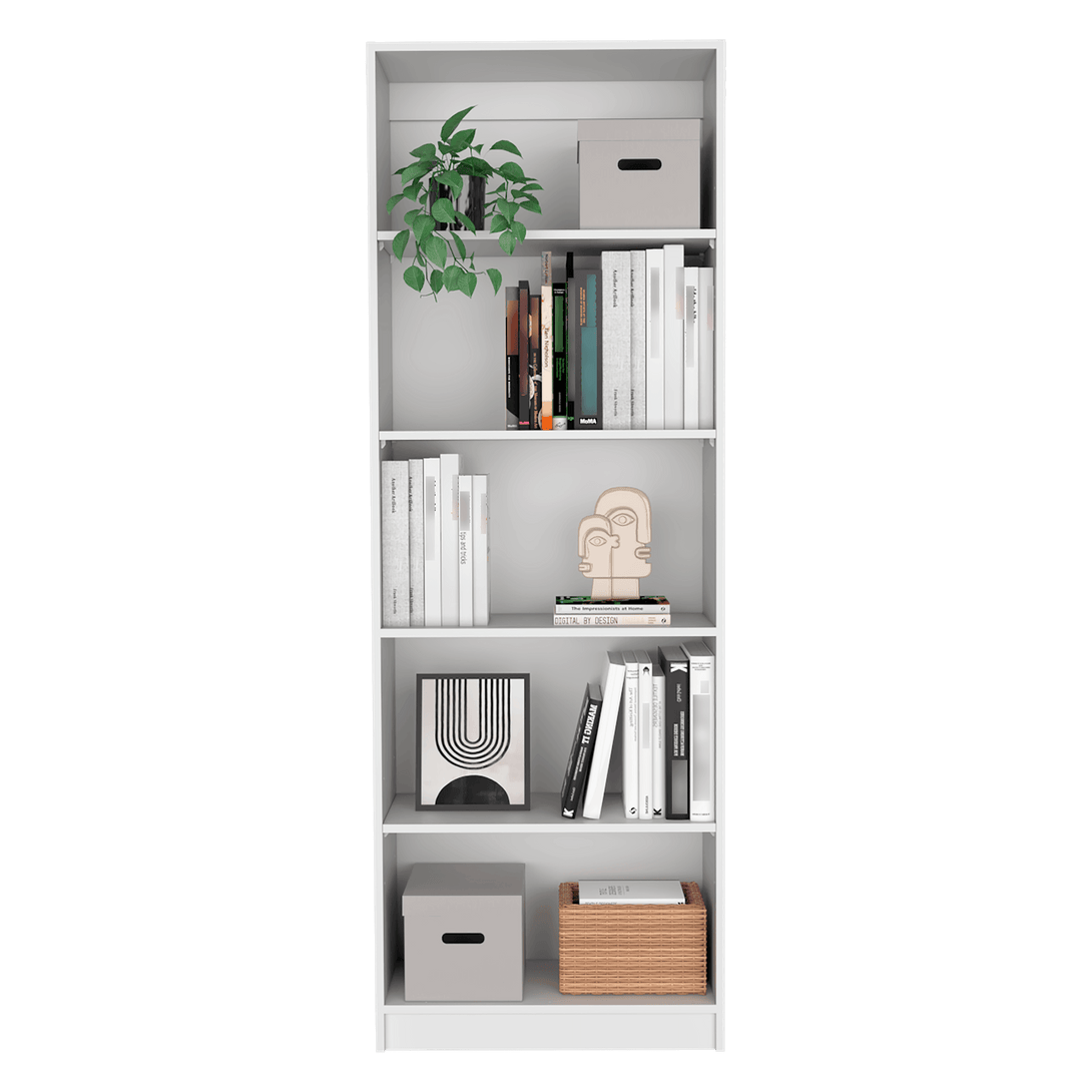 Combo de Bibliotecas Home, Blanco Incluye Tres Bibliotecas y Tres Complementos - VIRTUAL MUEBLES