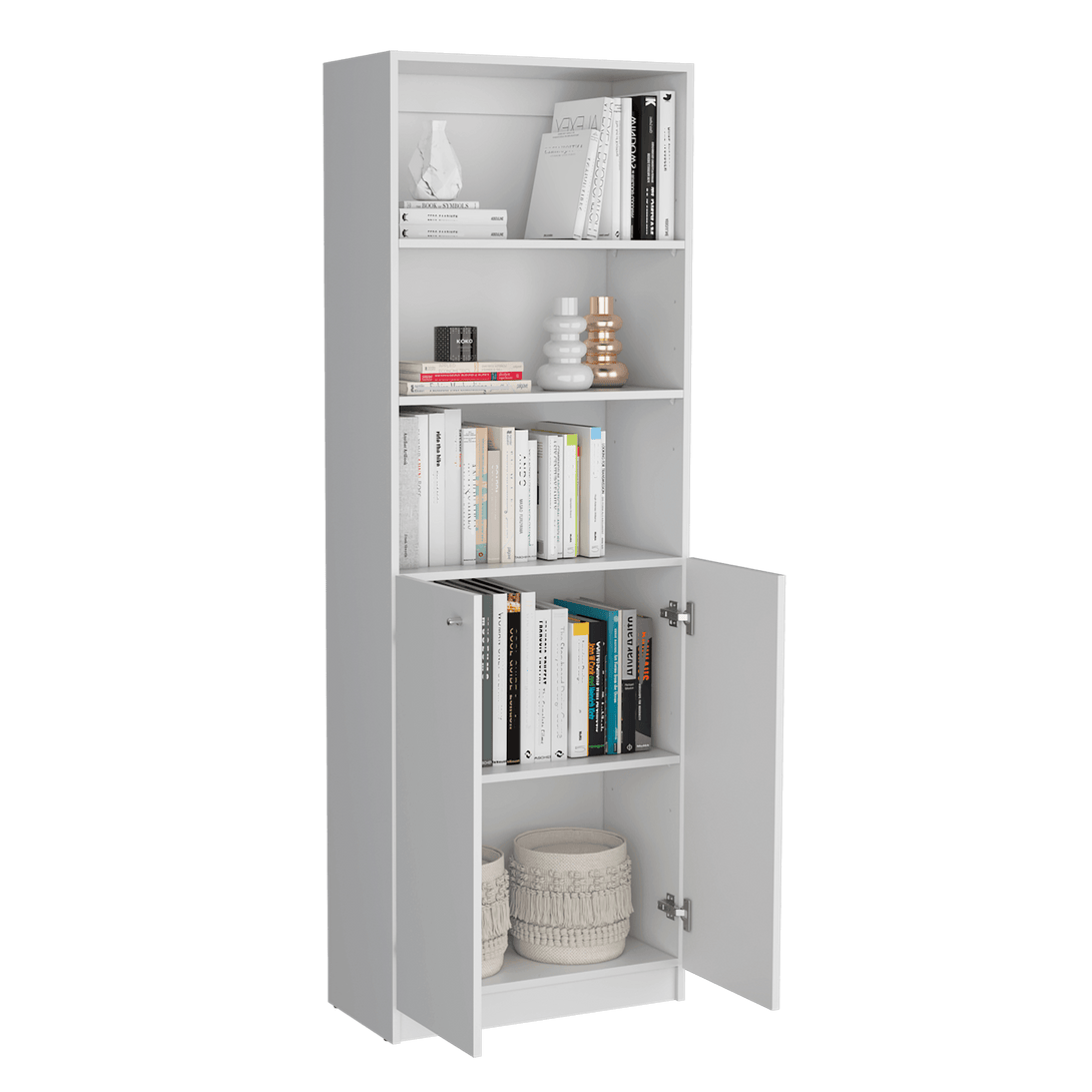 Combo de Bibliotecas Home, Blanco Incluye Tres Bibliotecas y Tres Complementos - VIRTUAL MUEBLES