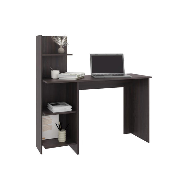 Escritorio Vilna, Grafito, con Amplia Superficie de Trabajo