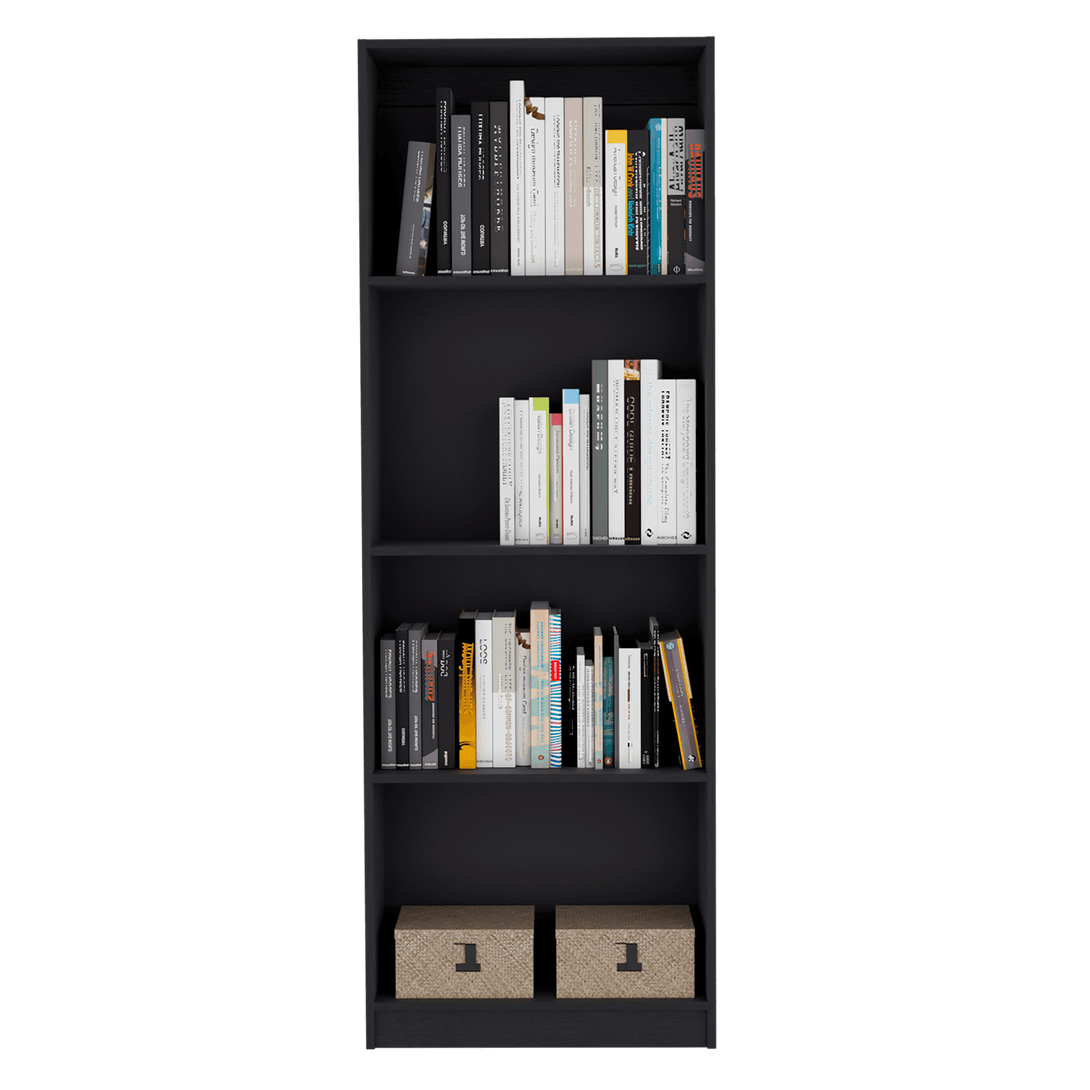 Combo de Bibliotecas Home, Wengue, Incluye Tres Bibliotecas y Tres Complementos - VIRTUAL MUEBLES