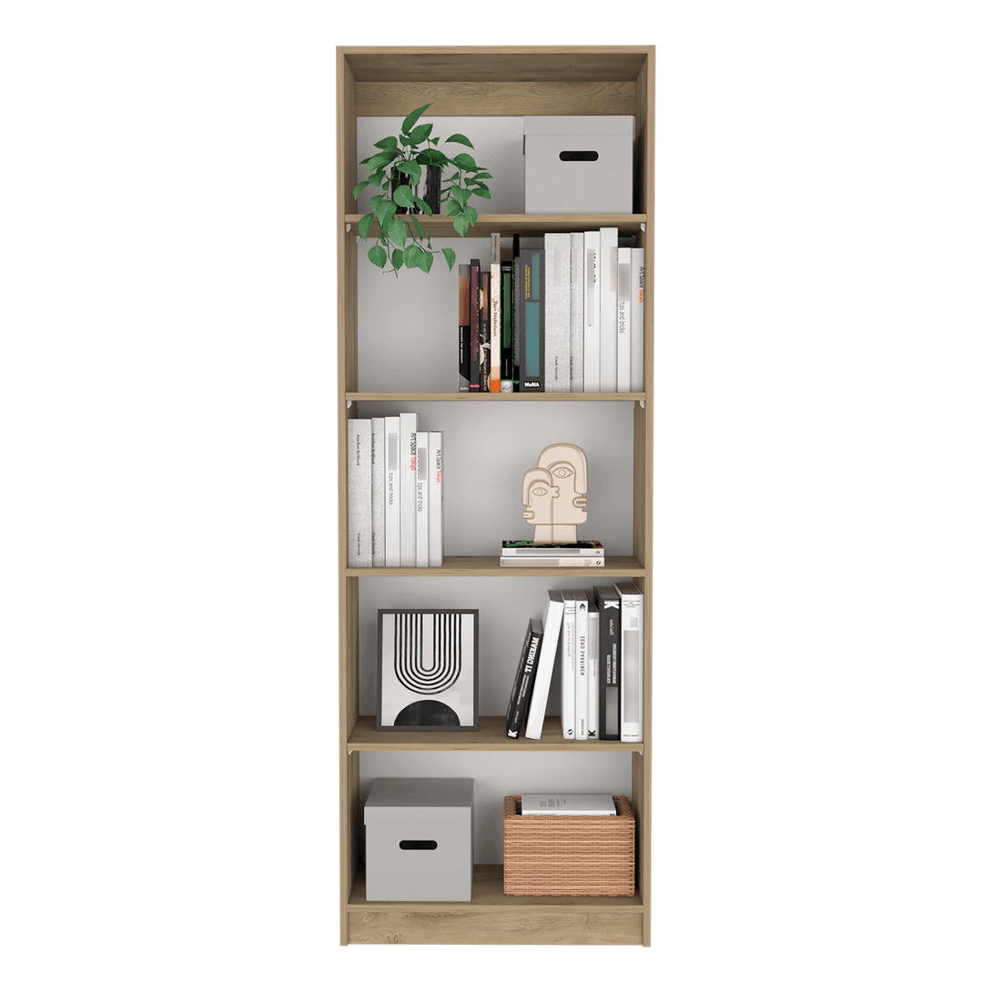 Combo de Bibliotecas Home Eco, Macadamia Incluye Tres Bibliotecas - VIRTUAL MUEBLES