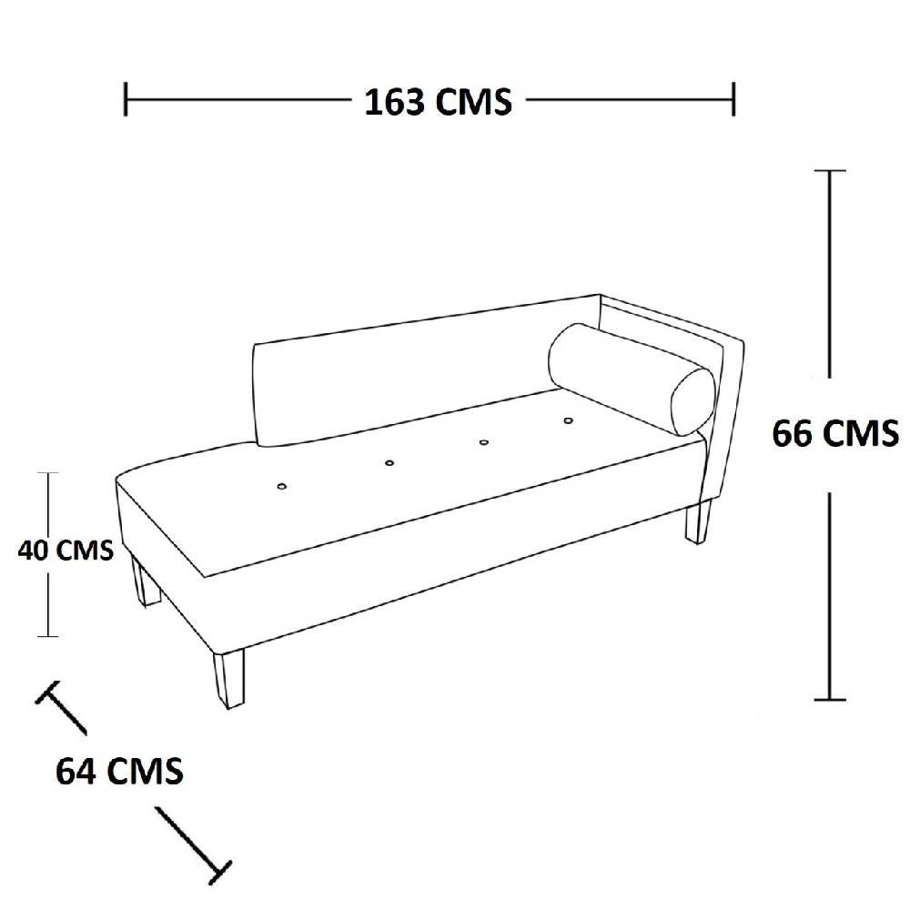 Sofa - Chaise Long Fresh DKO Verde Menta - VIRTUAL MUEBLES