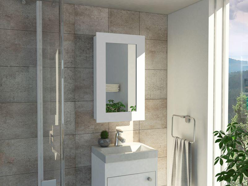 Gabinete de Baño Cary color Blanco.