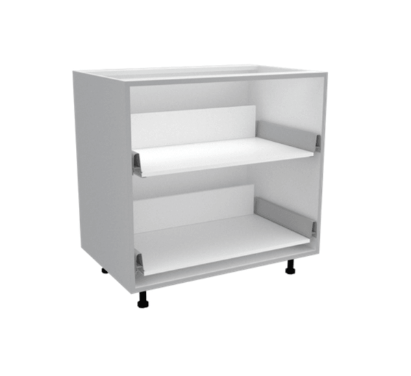 Gabinete Inferior Chester color Blanco Perla para Cocina.