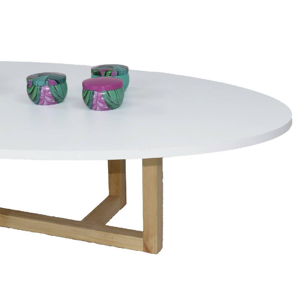 Mesa De Centro Ovalada Roma - VIRTUAL MUEBLES