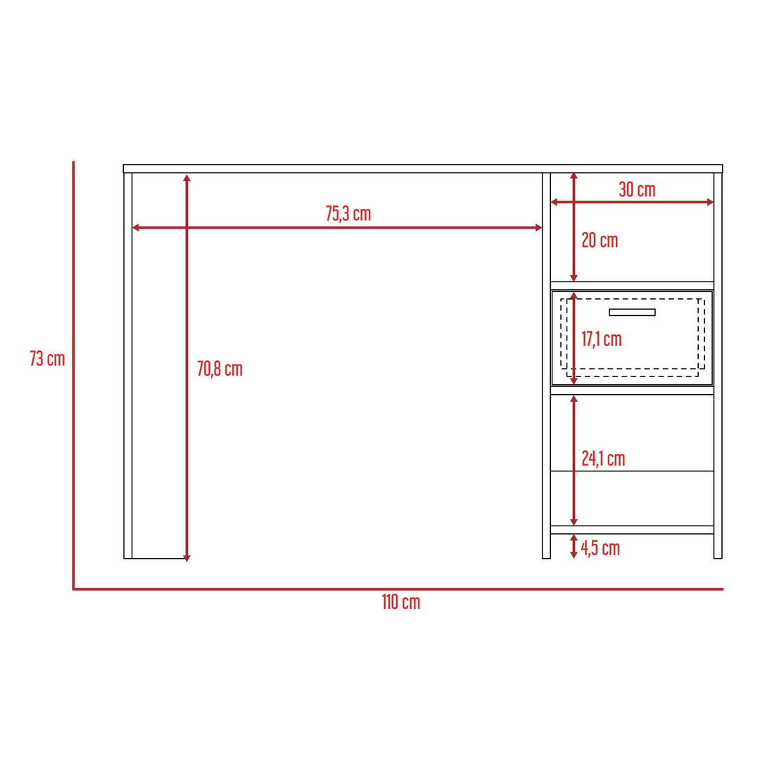 Combo Para Habitación Cordata Incluye Escritorio y Mesa de Noche.