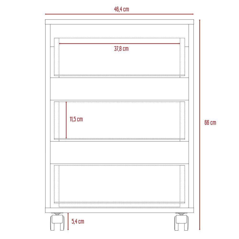 Organizador Kova color Blanco para Habitación.