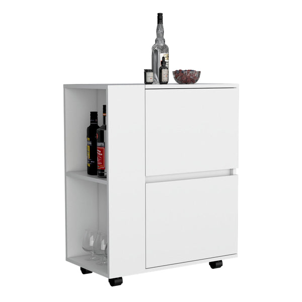 Bar Glasg, Blanco, Con tres puertas abatibles ZF