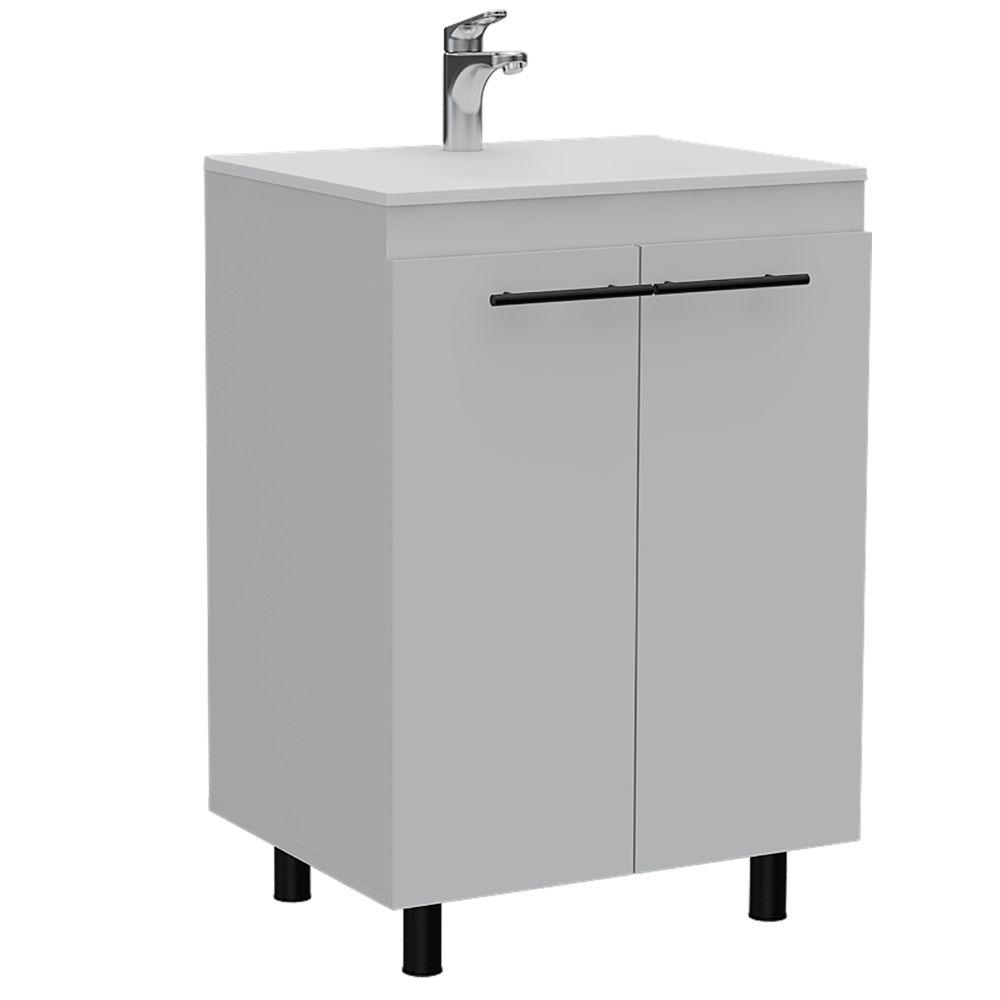 Mueble Lavamanos Anney color Blanco Nevado para Baño.