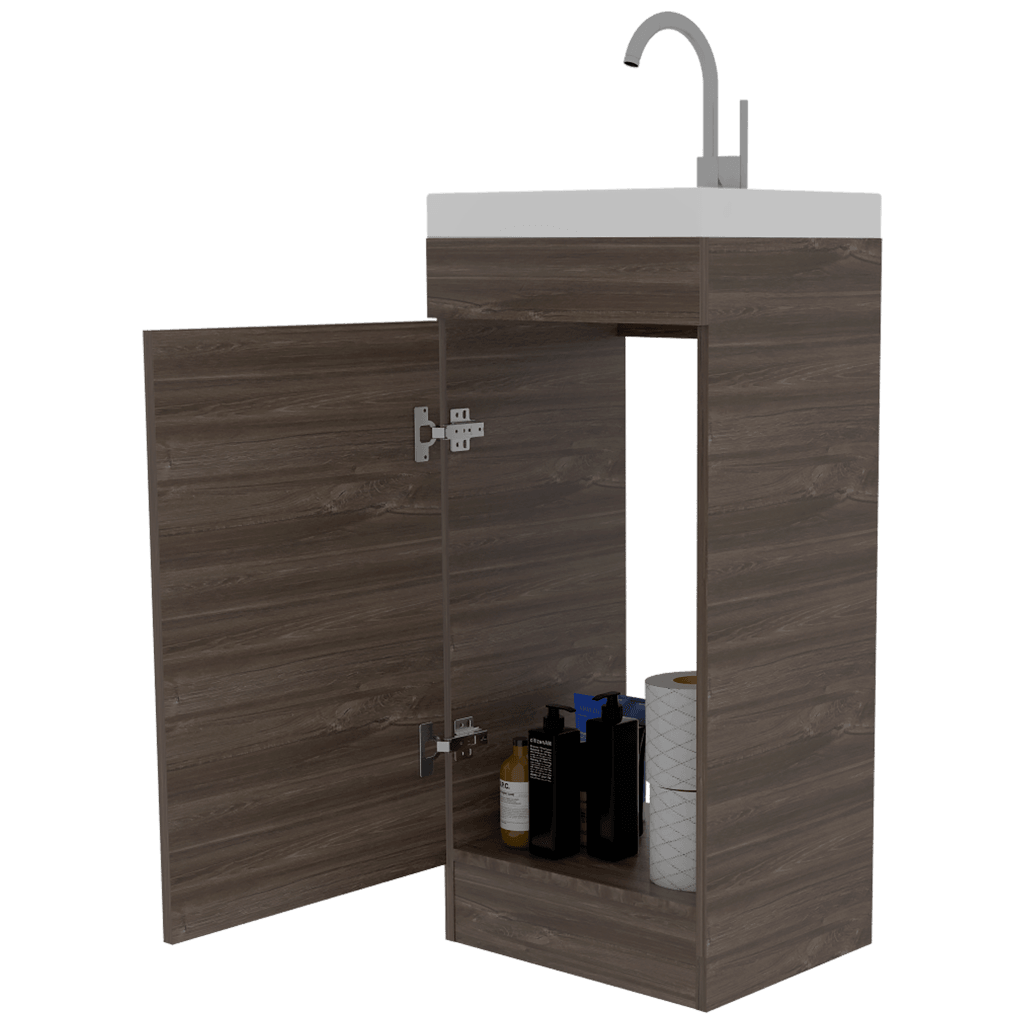 Mueble Lavamanos Barú color Avellana para Baño.