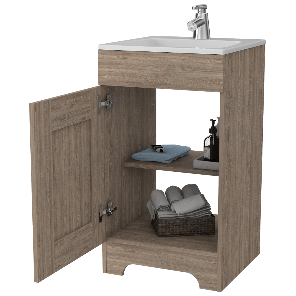 Combo para Baño, Apolis, Incluye Mueble Lavamanos y Gabinete de Baño - VIRTUAL MUEBLES