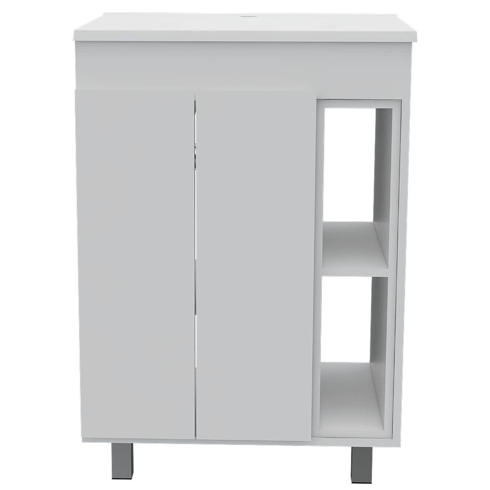 Mueble Lavamanos Meka color Blanco Nevado para Baño.