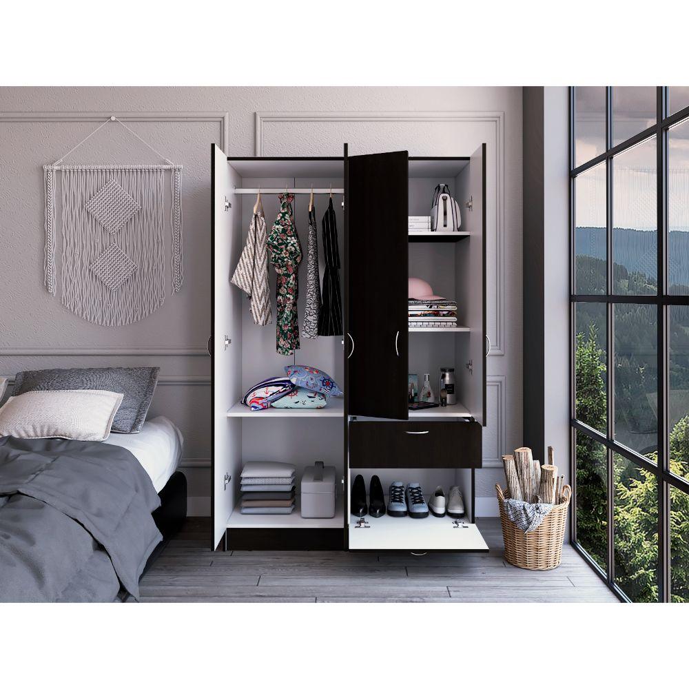 Combo Para Habitación Prakas Incluye Cama y Closet.