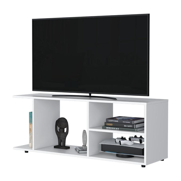 Mesa para TV Wood, Blanco Duqueza, Para Televisor Hasta 70 Pulgadas ZF