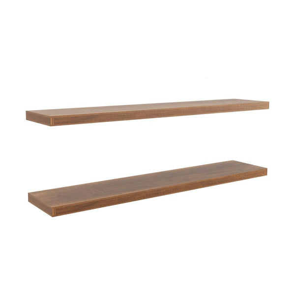 Repisa Flotante Shelf 120, Cobre, con espacio para colocar objetos decorativos X2 unidades ZF