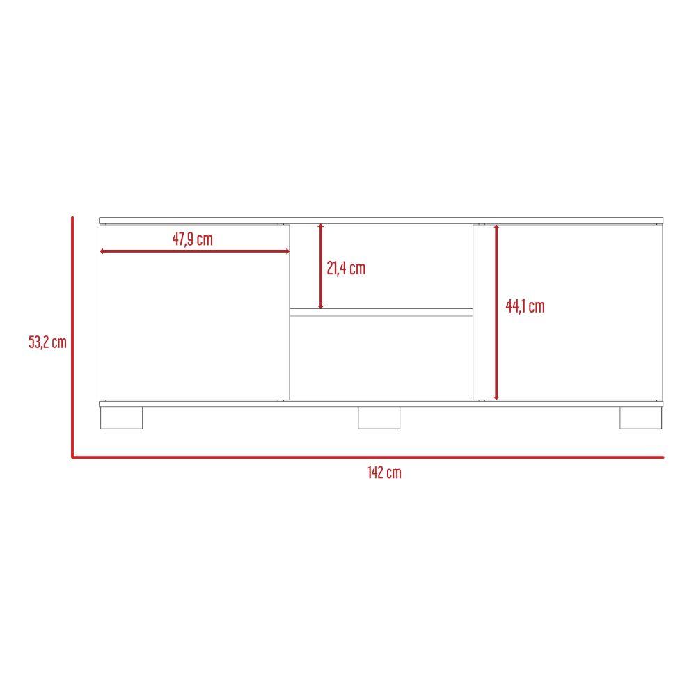 Mesa Para Tv Rayo color Blanco para Sala.