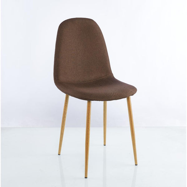 Sillas Clásicas Concept X2, Café Oscuro y Oscuro, con Cómodo Espaldar  BM-DC001