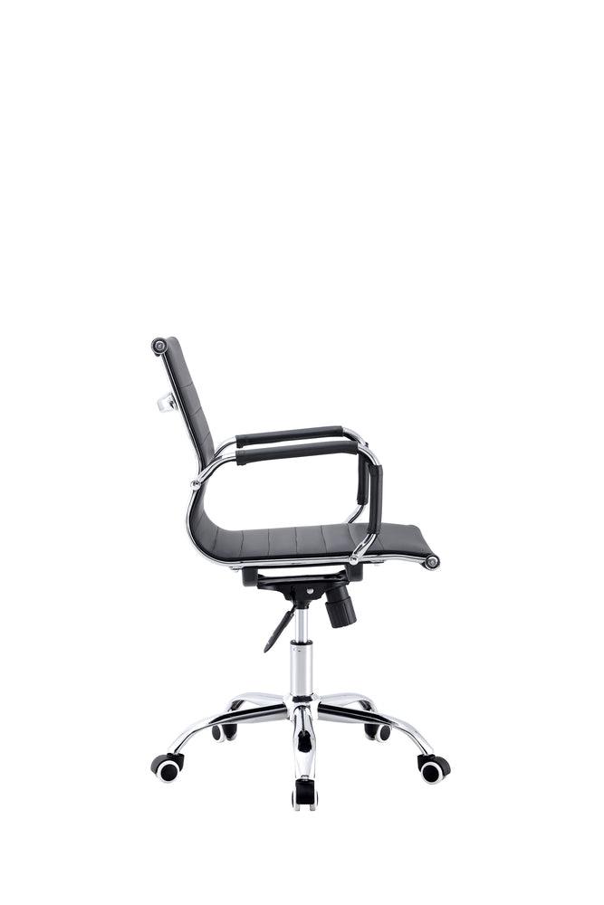 Combo para Oficina, Preto, incluye Escritorio y Silla de Escritorio, Wengue - VIRTUAL MUEBLES