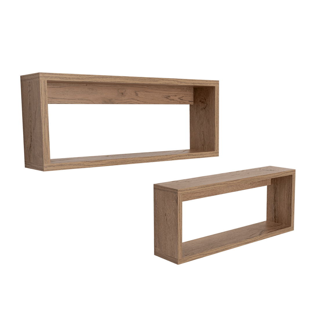 Set Repisas Duo, Beige, X4 Unidades - VIRTUAL MUEBLES