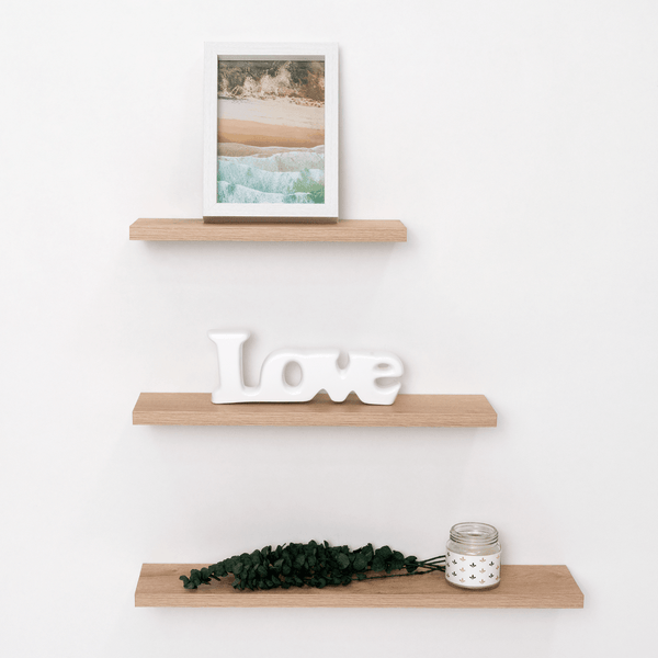 Set de Repisas Flotantes Ballucci, Beige, X6 Unidades - VIRTUAL MUEBLES