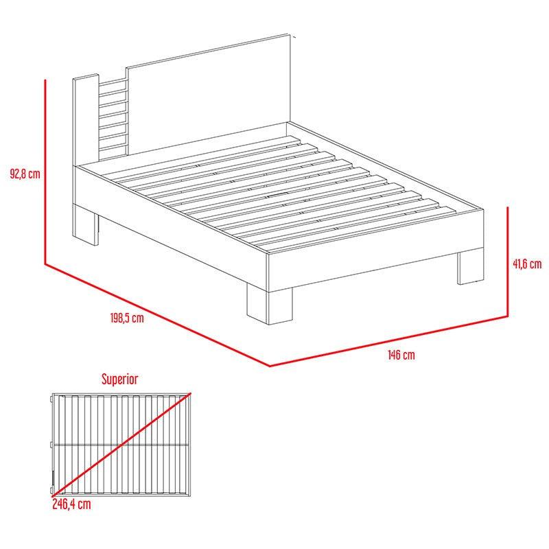 Combo para Habitación Niza, incluye Cama.